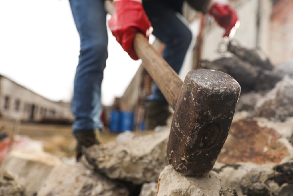 Professional demolition